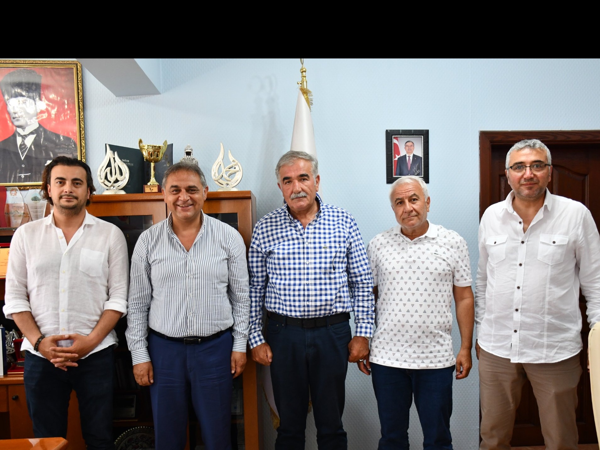 VAKIF BAŞKANIMIZ SELAMİ KOCA BELEDİYE BAŞKANIMIZ NAMİ ÇİFTÇİYİ ZİYARET ETTİ