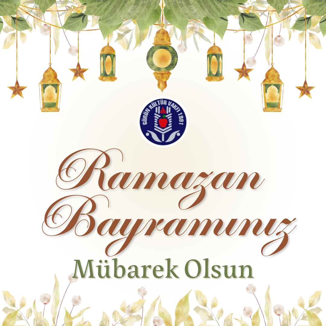 RAMAZAN BAYRAMINIZI KUTLARIZ.