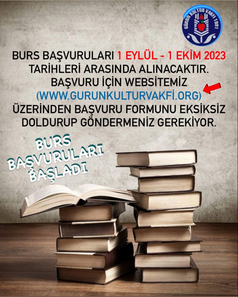 BURS BAŞVURULARI BAŞLADI