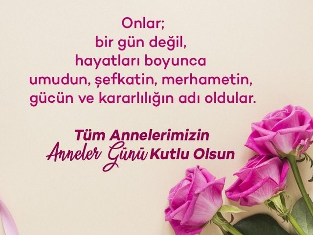 TÜN ANNELERİN ANNELER GÜNÜNÜ KUTLARIZ