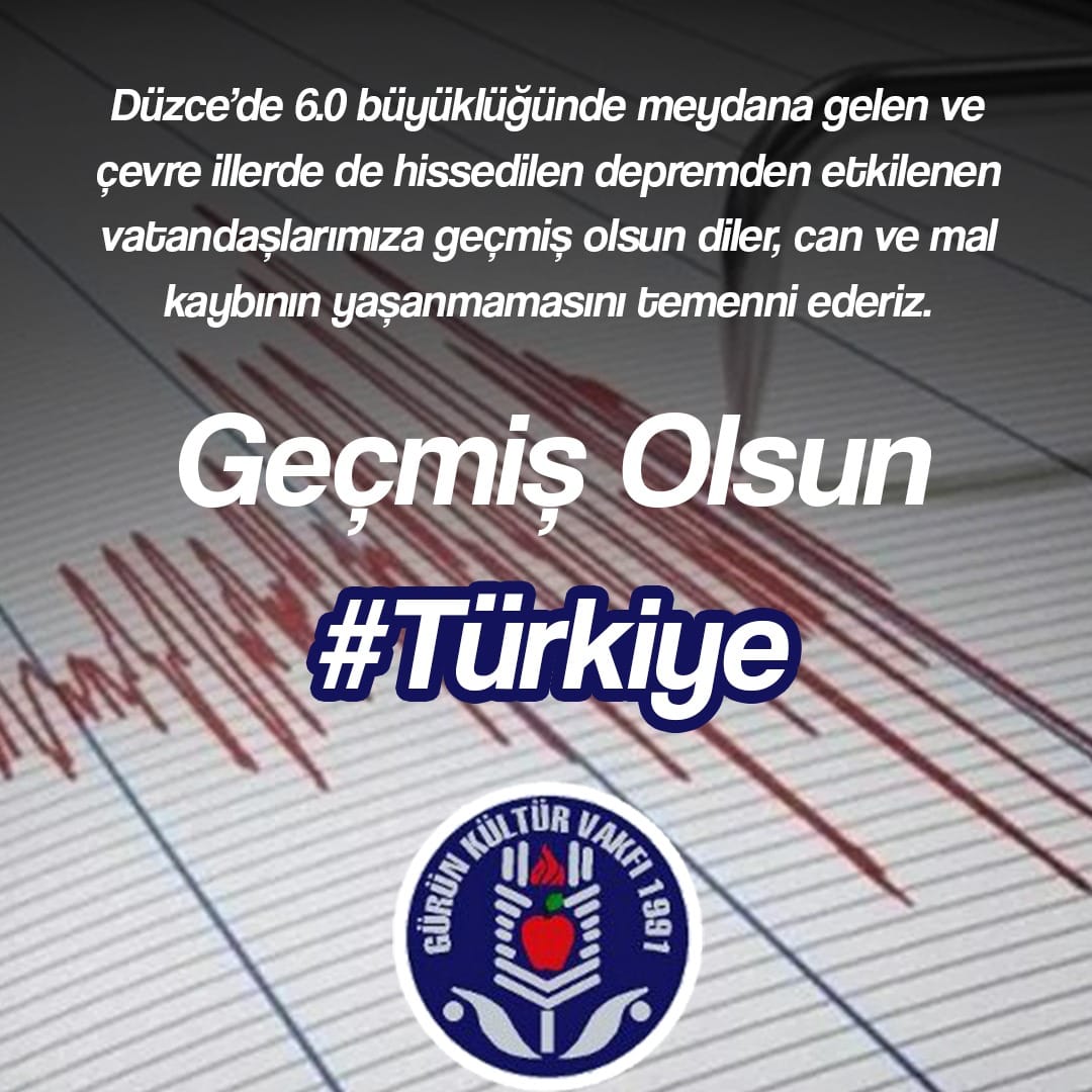 GEÇMİŞ OLSUN TÜRKİYE