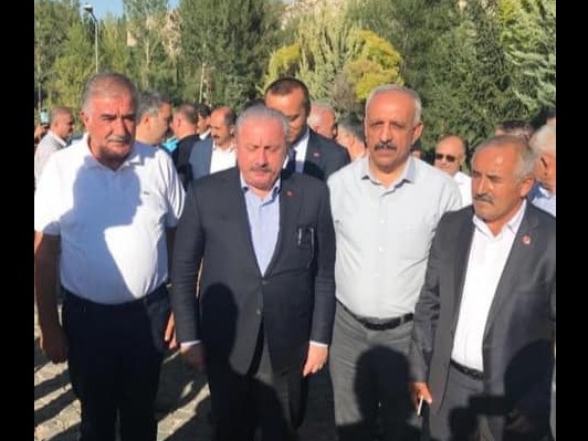 TBMM BAŞKANI ŞENTOP GÜRÜN’Ü ZİYARET ETTİ