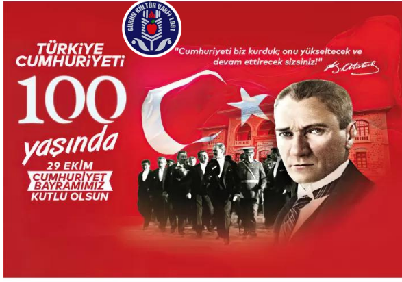 CUMHURİYETİMİZİN 100.YILI KUTLU OLSUN