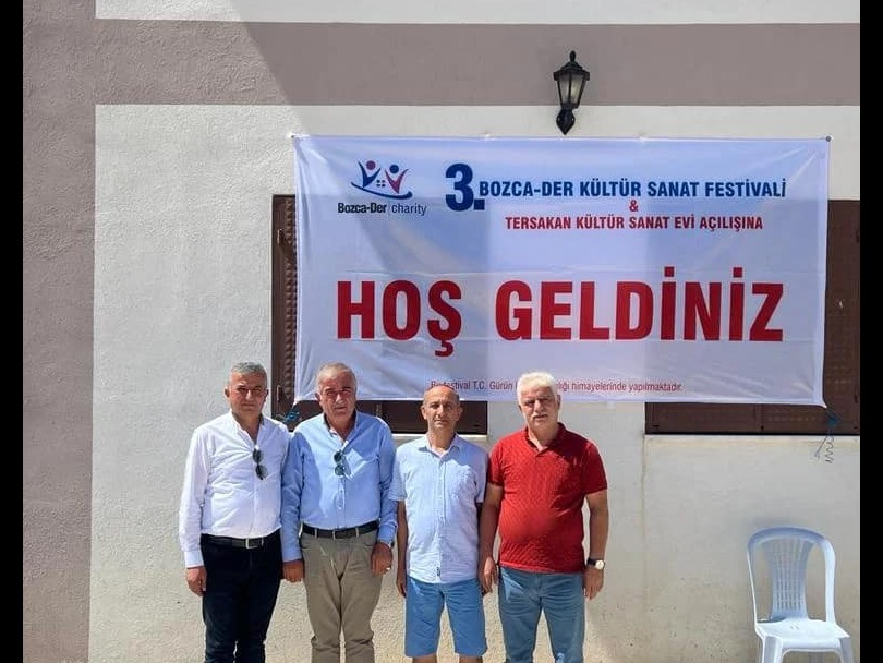 VAKIF BAŞKANIMIZ BOZCA DER 3.KÜLTÜR SANAT FESTİVALİNE KATILDI