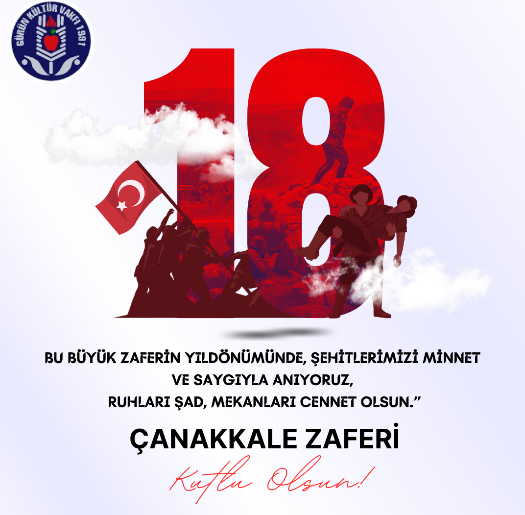 ÇANAKKALE ŞEHİTLERİNİ RAHMET VE MİNNETLE ANIYORUZ.