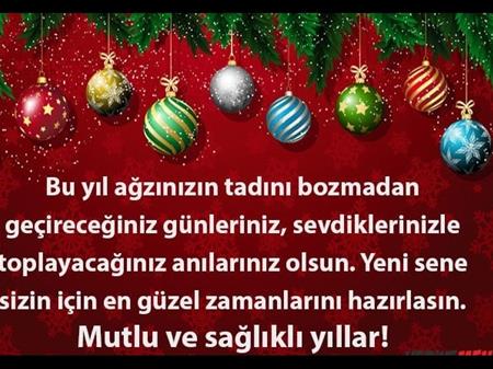 YENİ YILINIZ KUTLU OLSUN