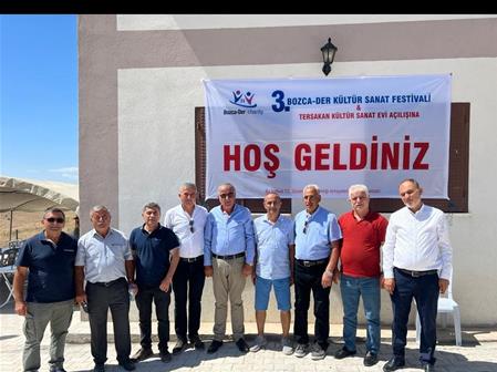 VAKIF BAŞKANIMIZ BOZCA DER 3.KÜLTÜR SANAT FESTİVALİNE KATILDI