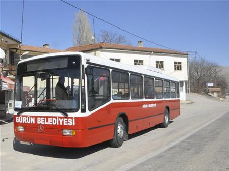 İBB GÜRÜN BELEDİYESİNE OTOBÜS HEDİYE ETTİ