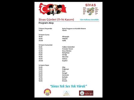 YENİKAPI DAYAPILACAK 12. SİVAS GÜNLERİNDE BULUŞALIM
