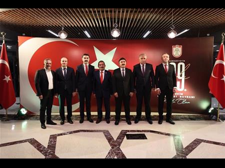 VAKIF BAŞKANIMIZ SELAMİ KOCA CUMHURİYET RESEPSİYONU NA KATILDI