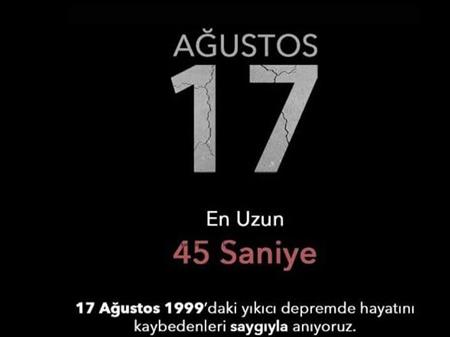 17 AĞUSTOS 1999 UNUTMADIK