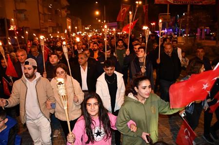 VAKIF BAŞKANIMIZ SN. SELAMİ KOCA GÜRÜN'DE 100.YIL KUTLAMALARINA KATILDI.
