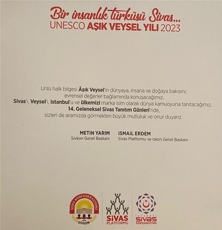14. SİVAS GÜNLERİN DE BULUŞALIM